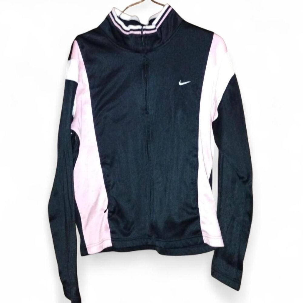 Nike Women's Pink and Black Jacket